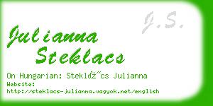 julianna steklacs business card